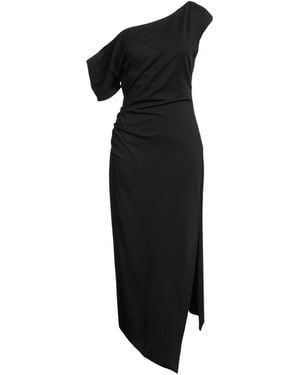 Del Core Maxi Dress Viscose, Elastane, Silk, Lycra - Black