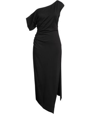 Del Core Maxi Dress Viscose, Elastane, Silk, Lycra - Black