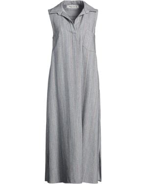 Shirtaporter Midi Dress Viscose, Cotton, Polyester, Lurex - Gray