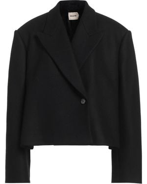 KHAITE Coat Virgin Wool, Nylon - Black