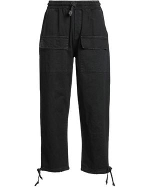 DISCLAIMER Trousers Cotton - Black