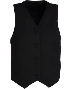 ANDAMANE Tailored Vest Polyester - Black