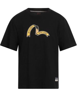 Evisu T-Shirt Cotton - Black