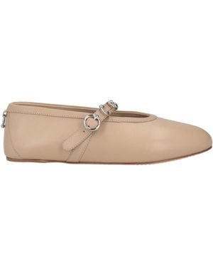 3Juin Ballet Flats Leather - Natural