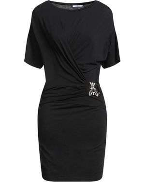 Patrizia Pepe Mini Dress Lyocell, Elastane - Black