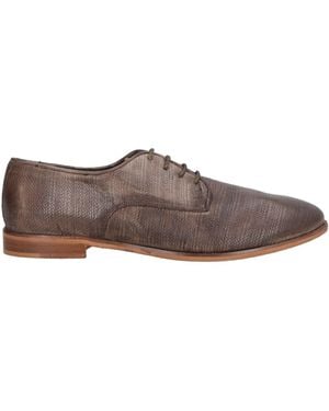 JP/DAVID Chocolate Lace-Up Shoes Leather - Brown