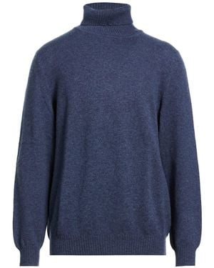 Fedeli Turtleneck Cashmere - Blue