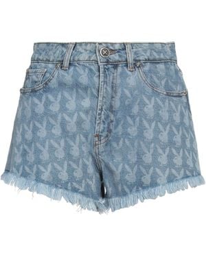 John Richmond Denim Shorts Cotton, Elastane - Blue