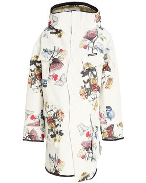 Undercover Ivory Overcoat & Trench Coat Nylon - White