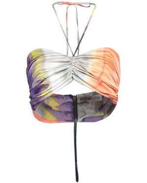 Nineminutes Top Polyester, Elastane - White