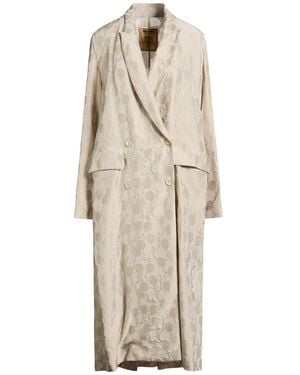 Uma Wang Overcoat & Trench Coat Viscose - Natural