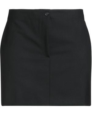 Ottod'Ame Mini Skirt Polyester, Virgin Wool, Elastane - Black