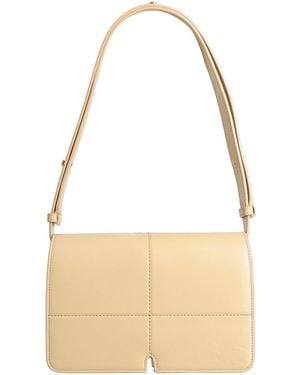 Burberry Sand Handbag Calfskin - Natural