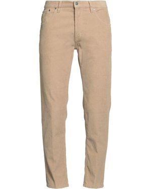 Dondup Sand Trousers Cotton, Elastane - Natural