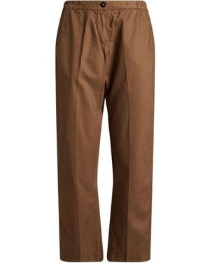 Massimo Alba Pants Cotton, Lycra - Brown