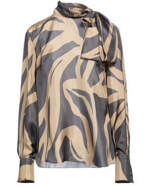 Brunello Cucinelli Top Silk - Metallic