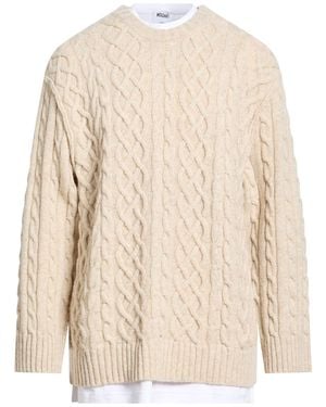 Moschino Sand Jumper Virgin Wool, Cotton - Natural