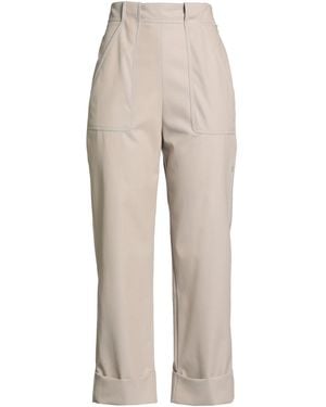 Max Mara Trousers Cotton - Natural