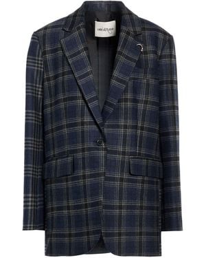 Ottod'Ame Blazer Wool, Polyester, Viscose, Elastane - Blue