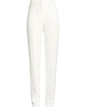 Sportmax Trousers Viscose, Linen - White
