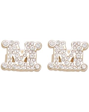 Max Mara Earrings Metal, Glass - Metallic