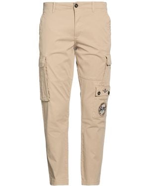 Aeronautica Militare Trousers Cotton, Elastane - Natural
