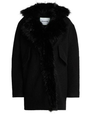 Ava Adore Coat Polyester, Viscose - Black