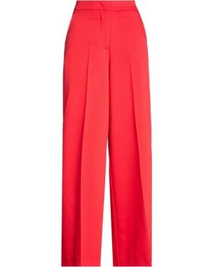 Silvian Heach Pants Polyester, Viscose, Elastane - Red