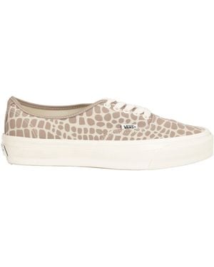 Vans Khaki Sneakers Textile Fibers - Natural