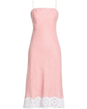 STAUD Vestito Midi - Rosa