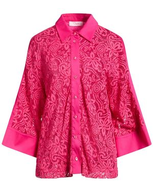 Clips More Fuchsia Shirt Cotton, Polyamide, Elastane, Viscose - Pink
