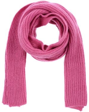 Rochas Fuchsia Scarf Mohair Wool Viscose, Virgin Wool - Pink