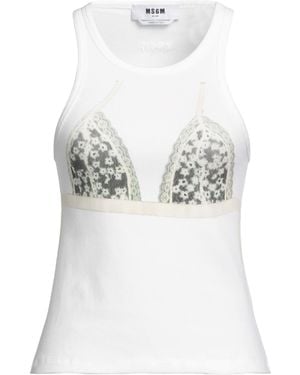 MSGM Top - Weiß