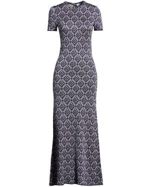 Rabanne Maxi Dress Viscose, Cupro, Polyamide - Purple