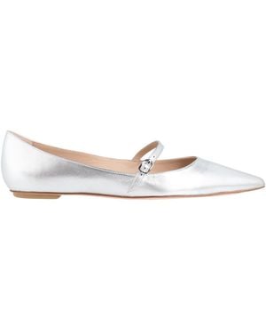 Stuart Weitzman Ballet Flats Leather - White