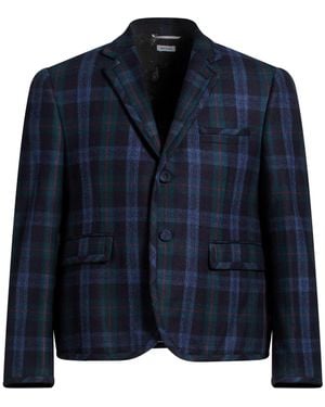Thom Browne Blazer Wool, Cashmere - Blue