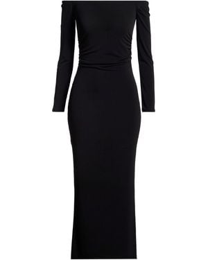 ViCOLO Maxi Dress Polyester, Elastane - Black