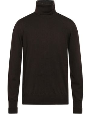 Alpha Studio Rollkragenpullover - Schwarz