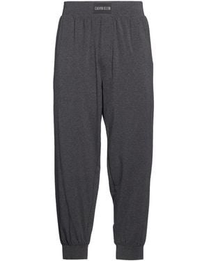 Calvin Klein Charcoal Pants Cotton, Elastane - Gray
