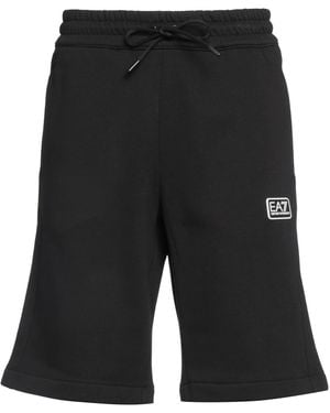 EA7 Shorts & Bermuda Shorts Cotton, Polyester - Black
