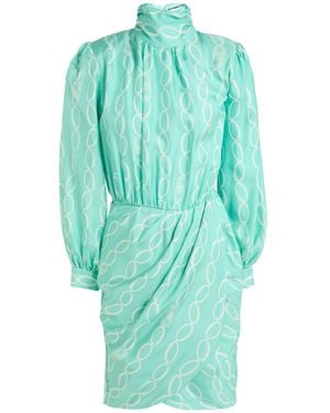 Elisabetta Franchi Mini Dress Silk - Blue