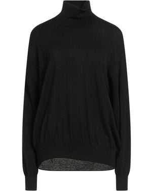 Grifoni Rollkragenpullover - Schwarz
