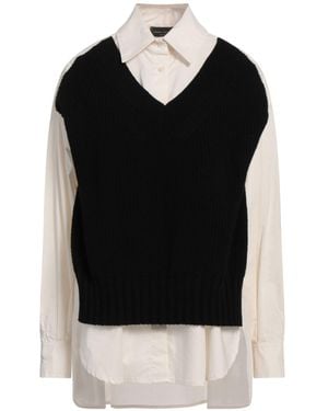 Roberto Collina Shirt Cotton, Wool - Black