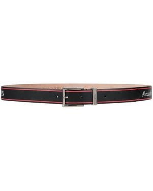 McQueen Belt Soft Leather - White