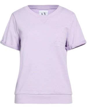 ARMANI EXCHANGE Sweatshirt Cotton - Purple