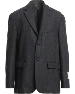 AMISH Charcoal Blazer Wool, Acrylic - Black