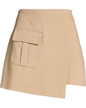 MSGM Sand Shorts & Bermuda Shorts Viscose, Polyester, Elastane - Natural