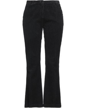Massimo Alba Pants Cotton - Black
