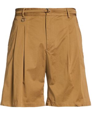 GOLDEN CRAFT 1957 Sand Shorts & Bermuda Shorts Cotton, Elastane - Natural
