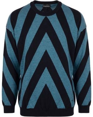 Emporio Armani Jumpers - Blue